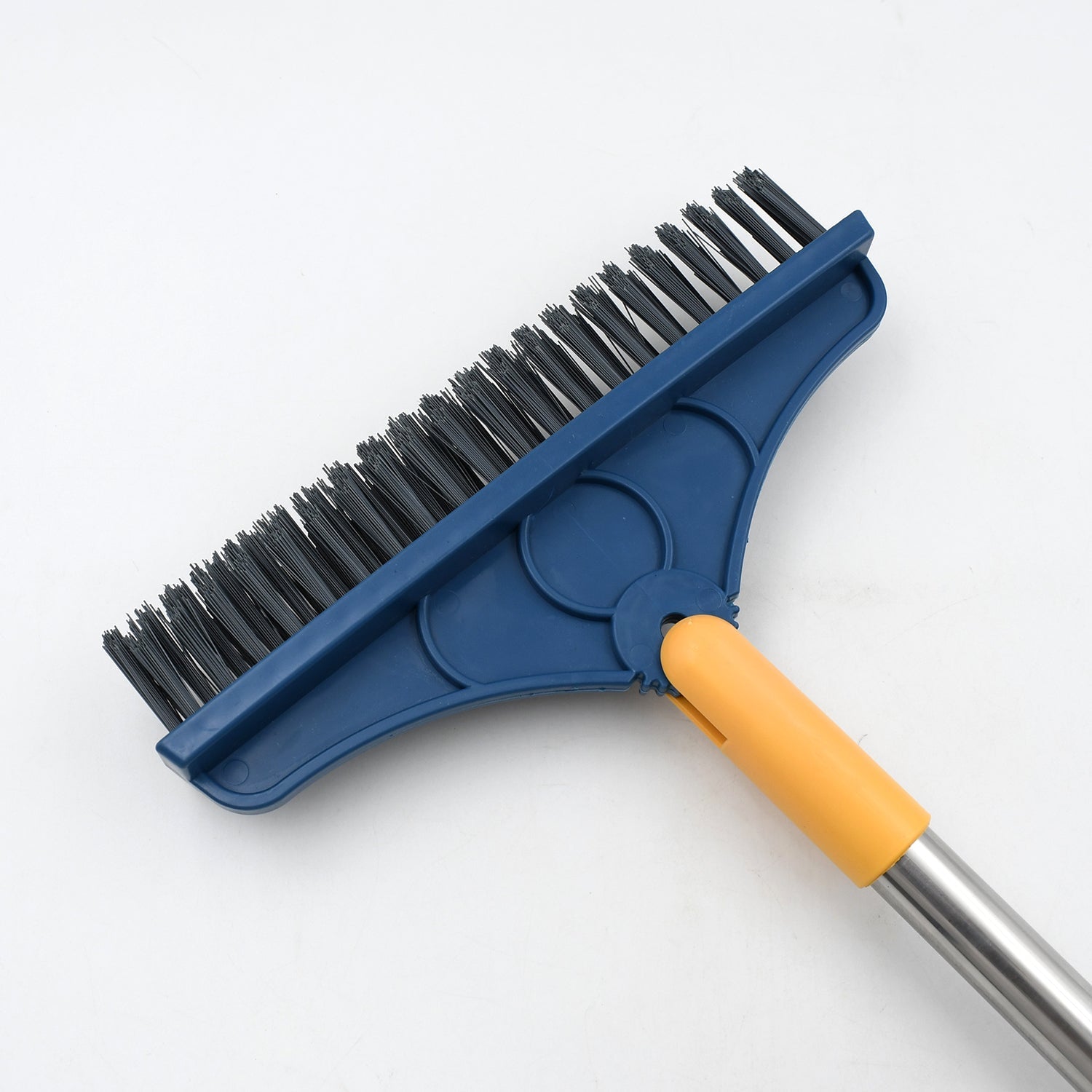 7928 2 in 1 Cleaning Brush & Wiper , Long Handle Floor Brush, Rotatable Cleaning Brush for Bathroom, Kitchen, 120 Degree Triangular Rotating Brush Head with Wiper 7928 2 in 1 Cleaning Brush & Wiper , Long Handle Floor Brush, Rotatable Cleaning Brush for Bathroom, Kitchen, 120 Degree Triangular Rotating Brush Head with Wiper